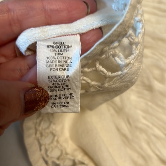 NWT Free People Ivory Dress Sz 6 🖤 - Picture 4 of 8